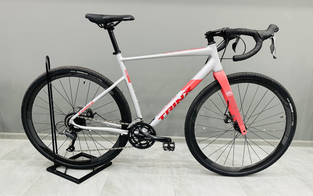 Гравийные велосипеды, ригиды Trinx GTR 2.2 2022 Grey/Red Артикул 