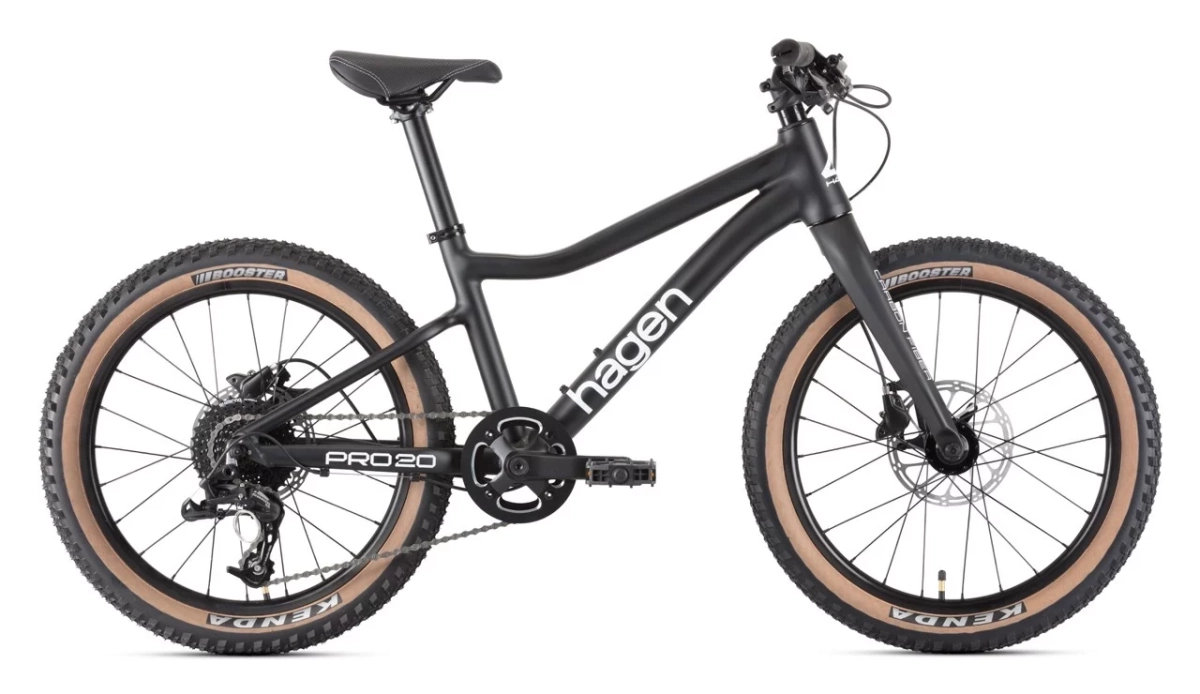 Велосипеды для мальчиков Hagen Teen Pro 20 Carbon 2024 черный Артикул H24TP20C91HB