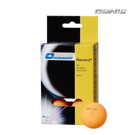 Мячики для н/тенниса DONIC PRESTIGE 2, 6 штук (оранжевый )