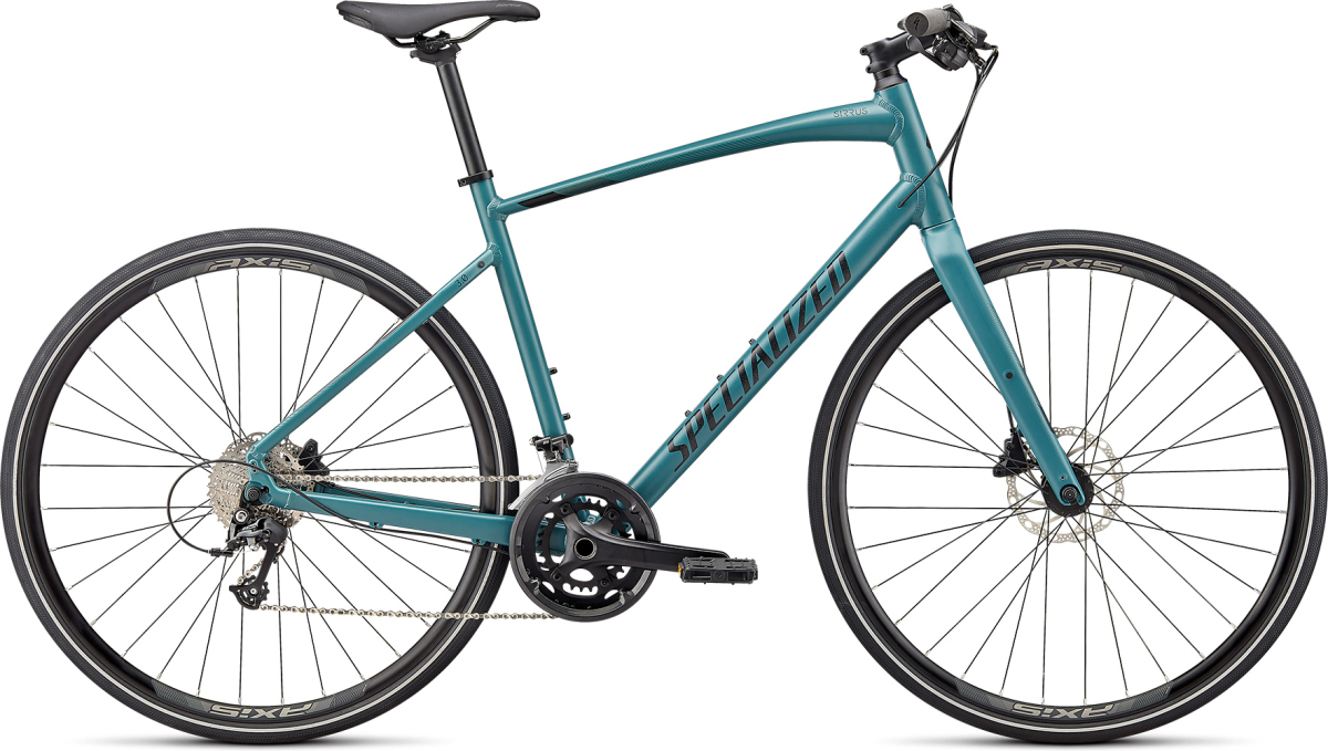 Гибридные велосипеды Specialized Sirrus 3.0 2021 Satin Dusty Turquoise / Black / Black Reflective Артикул 90920-7801, 90920-7804, 90920-7802, 90920-7800, 90920-7803, 90920-7805