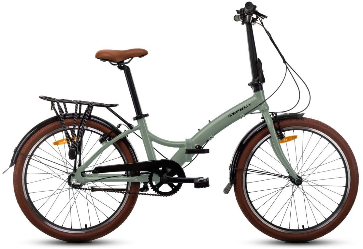 Складные велосипеды Aspect Komodo 3 24 2024 Olive Grey Артикул 4640258341720