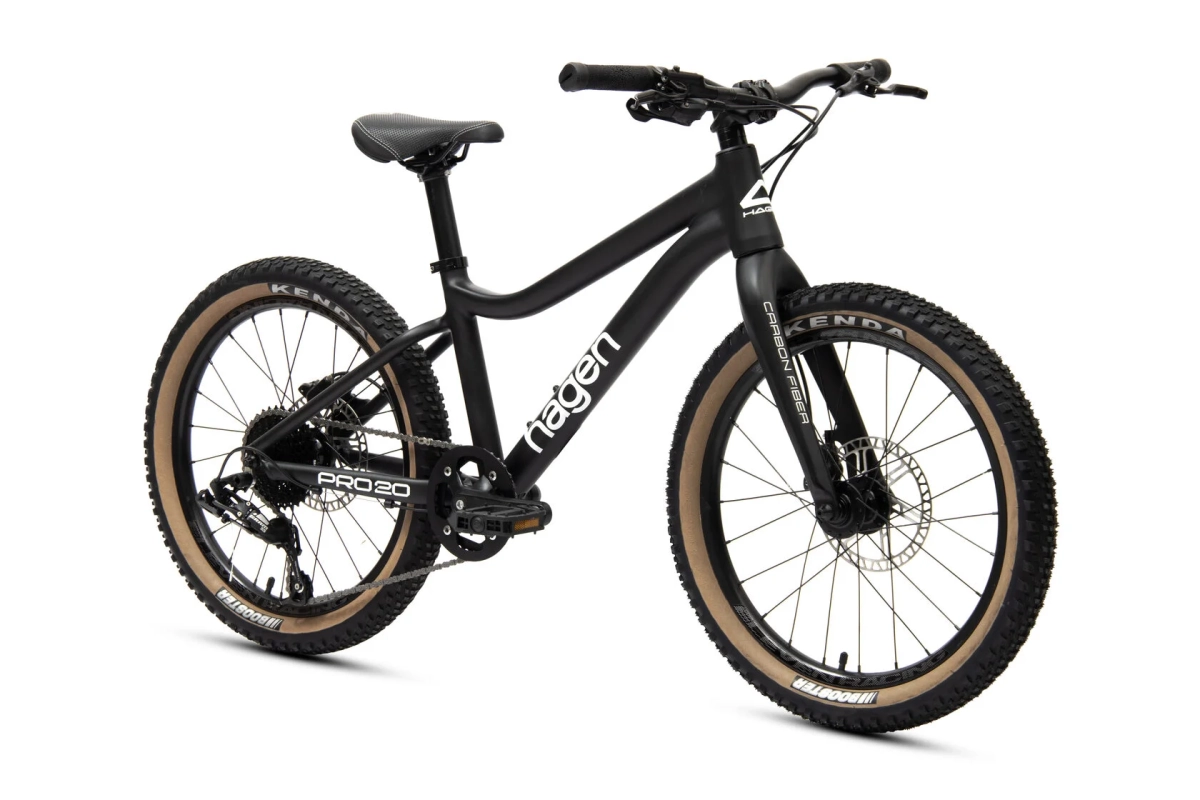 Велосипеды для мальчиков Hagen Teen Pro 20 Carbon 2024 черный Артикул H24TP20C91HB