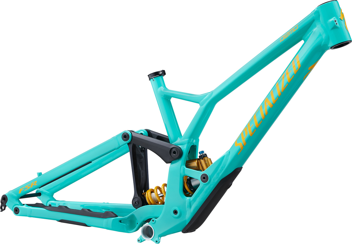 Рамы горных велосипедов рама Specialized Demo Race 29 2020 бирюзовый-желтый Артикул 74519-0002, 74519-0003, 74519-0004